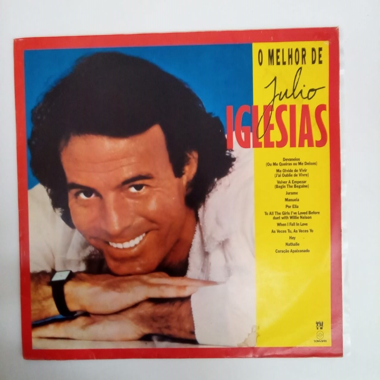 Disco De Vinil Julio Iglesias O Melhor De Julio Iglesias Interprete Julio Iglesias