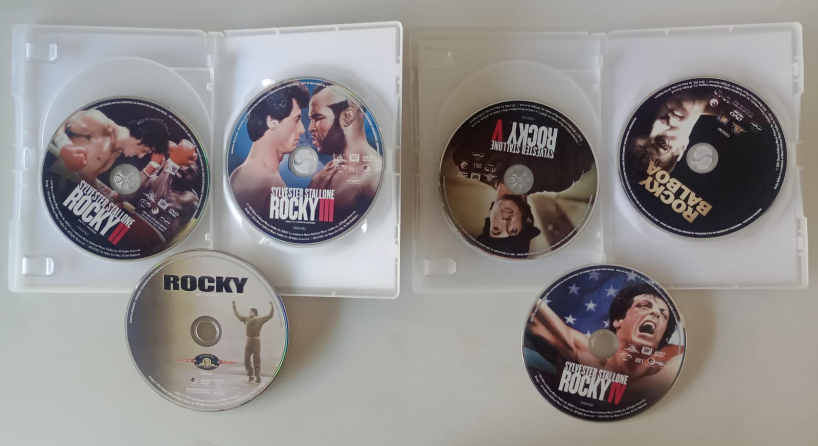Dvd Rocky [box] 1 ao 6 Editora [seminovo] - Sebo Espaço Literário