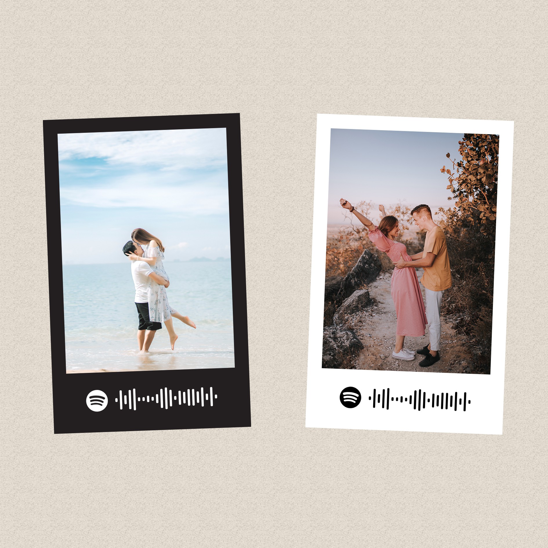 instax with spotify code
