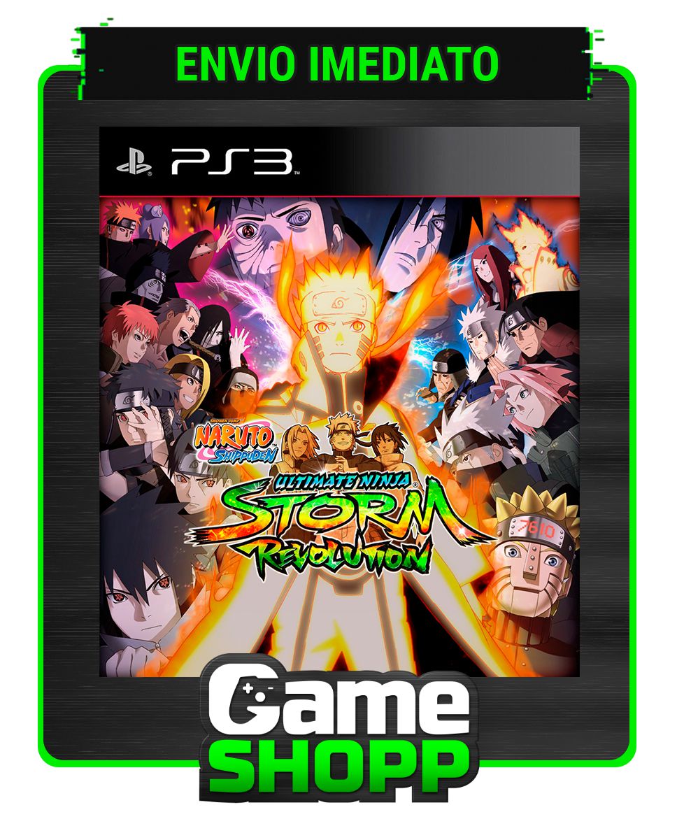 Naruto Shippuden Ultimate Ninja Storm Revolution Jogos Ps3 PSN