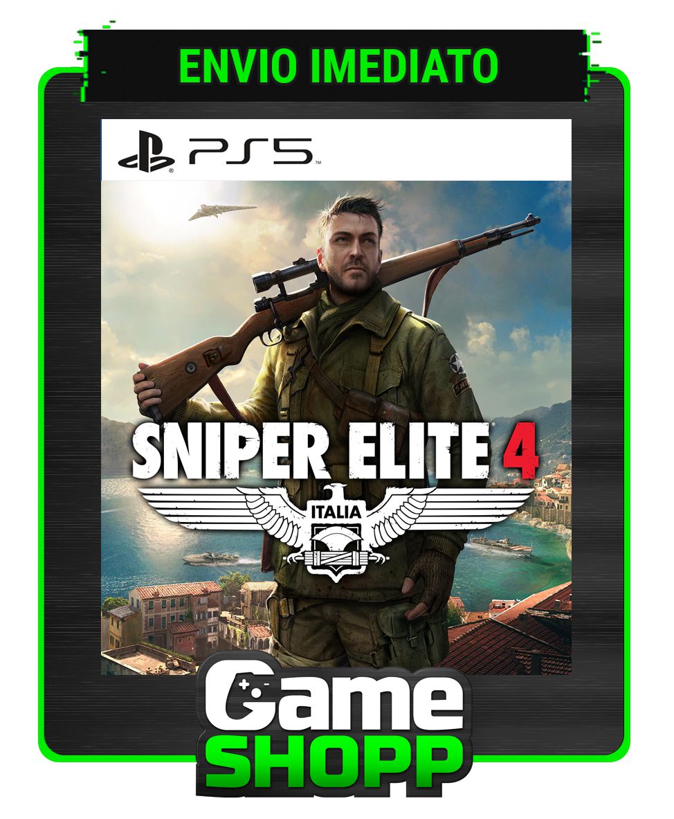 SNIPER ELITE 4 - Ps5 Digital - Edição Padrão - GameShopp