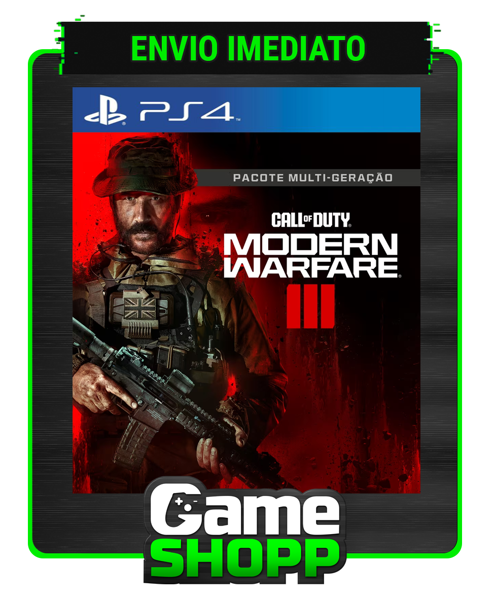 Call of Duty: Modern Warfare III Ps4 - Pt Br - Vitalícia - Ragnar Games