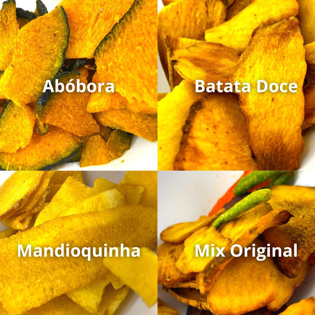 Kit Chips Desidratados Mais Saudável - 8 unidades - Meu Mercado Fit