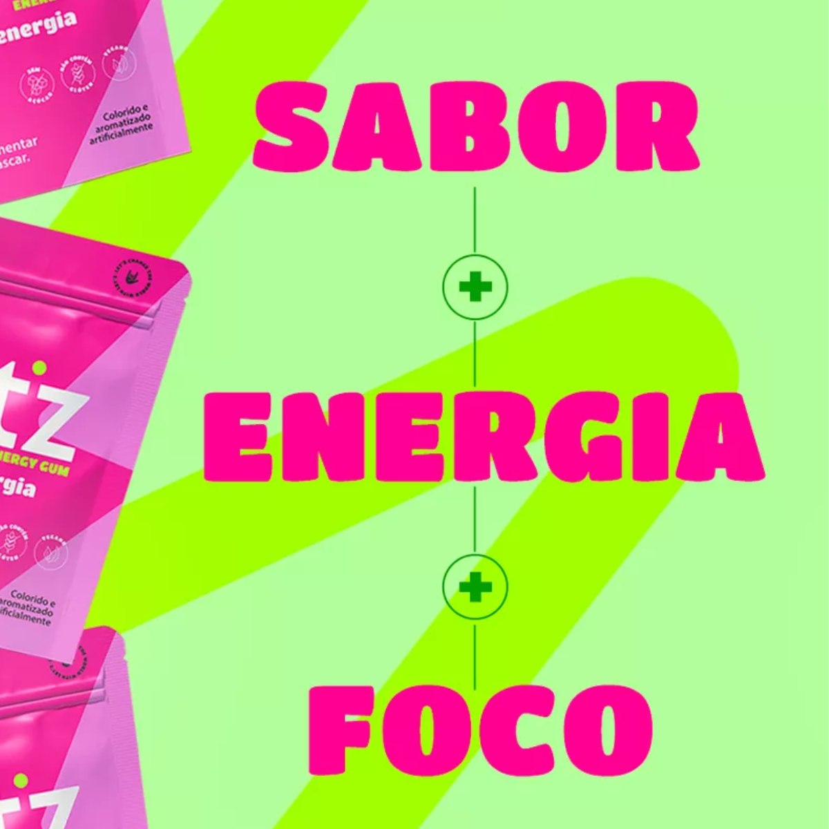 Chiclete EnergĂ©tico Letz Gum PrĂ©-treino CafeĂna Taurina 1 Pacote - Meu ...