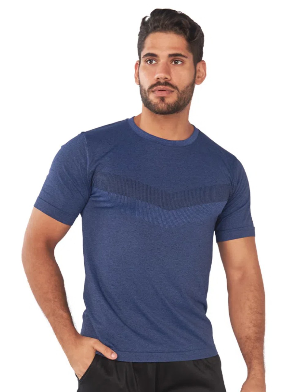 Camiseta sem costura Dry Fit masculina