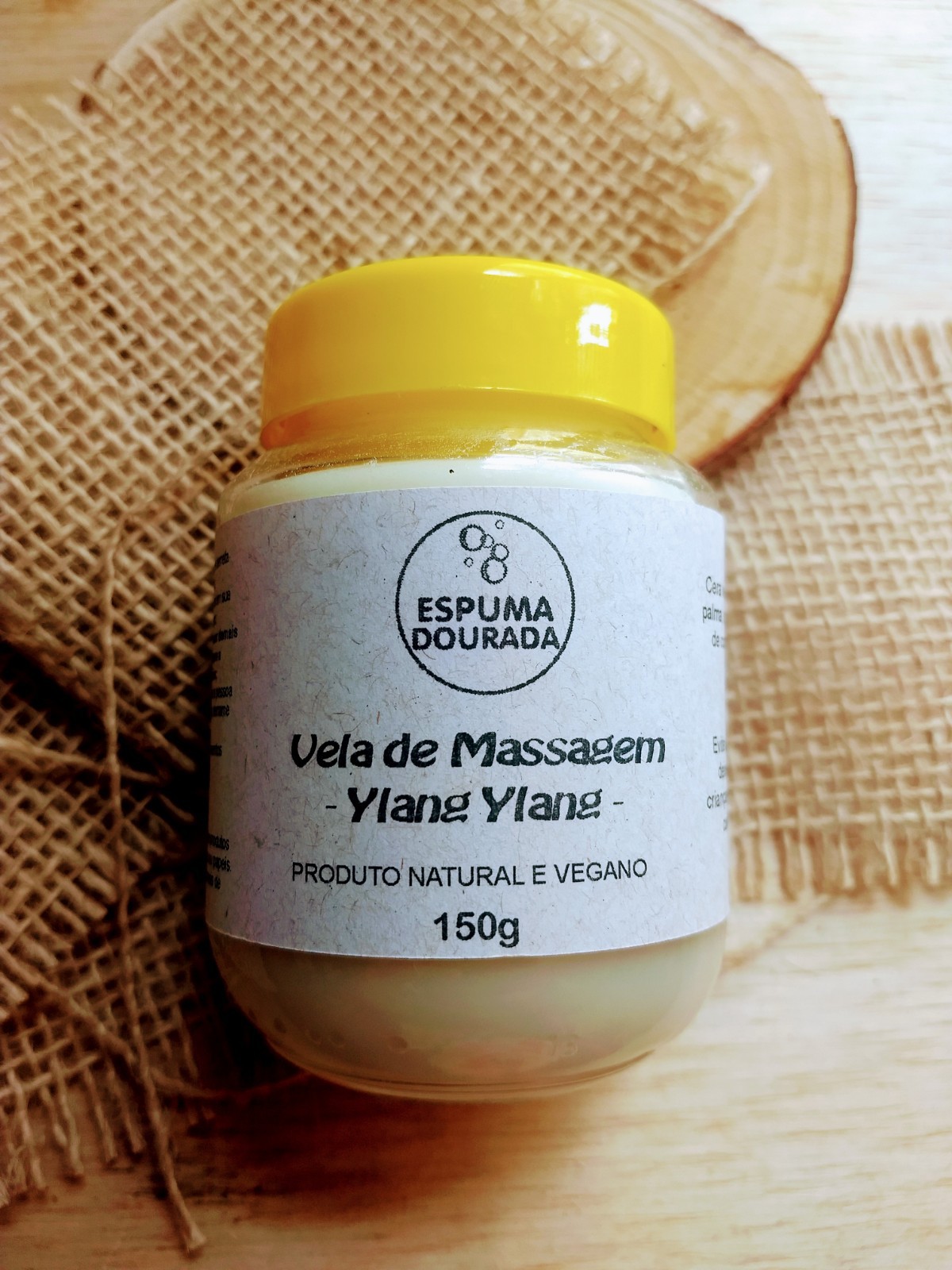 Parafina com Óleo de Coco Pelo e Pele 150g