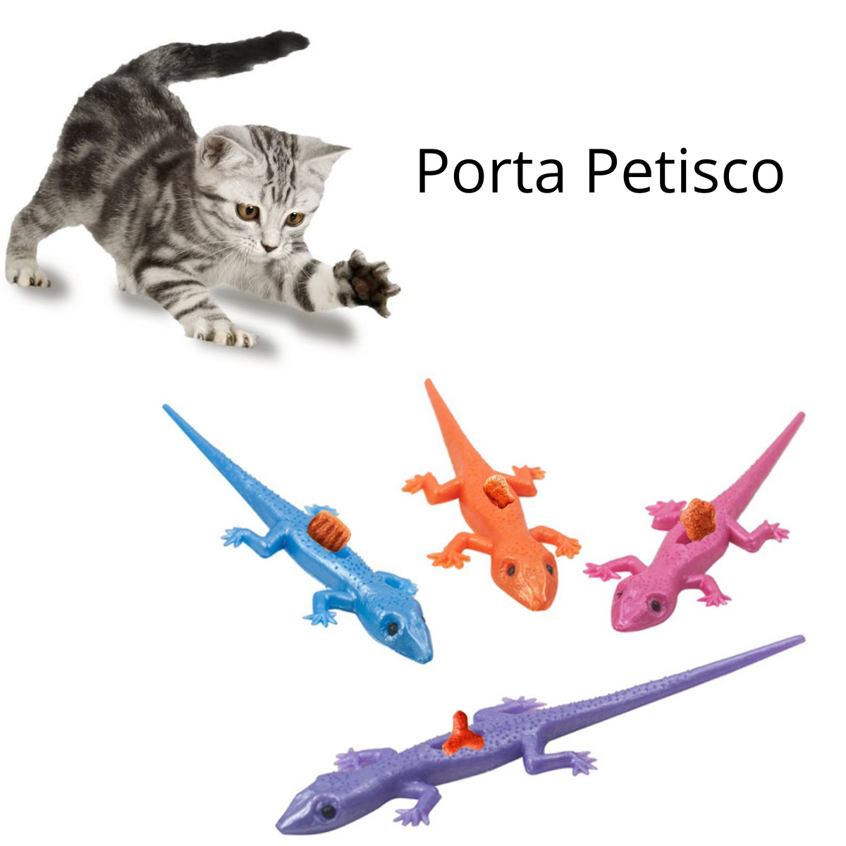 Naroote Caixa de jogo de gato, conjunto de moagem de garras, caixa de  quebra-cabeça divertida com vara de provocar gatos para brinquedo de animal  de