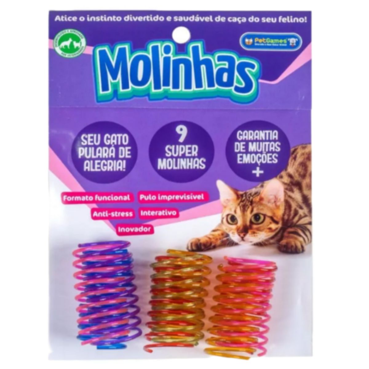 Brinquedo Varinha Para Felinos Cat Kit com 3 Iscas Terrestres Pet