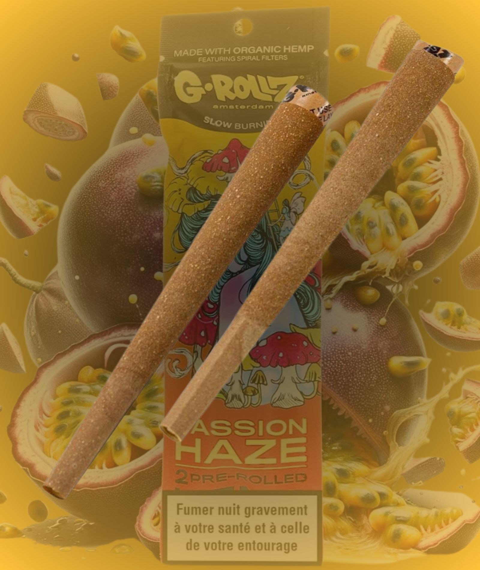 BLUNT G-ROLLZ - PASSION HAZE CONES (C/ 2 UN) - Urban Haze Tatuapé