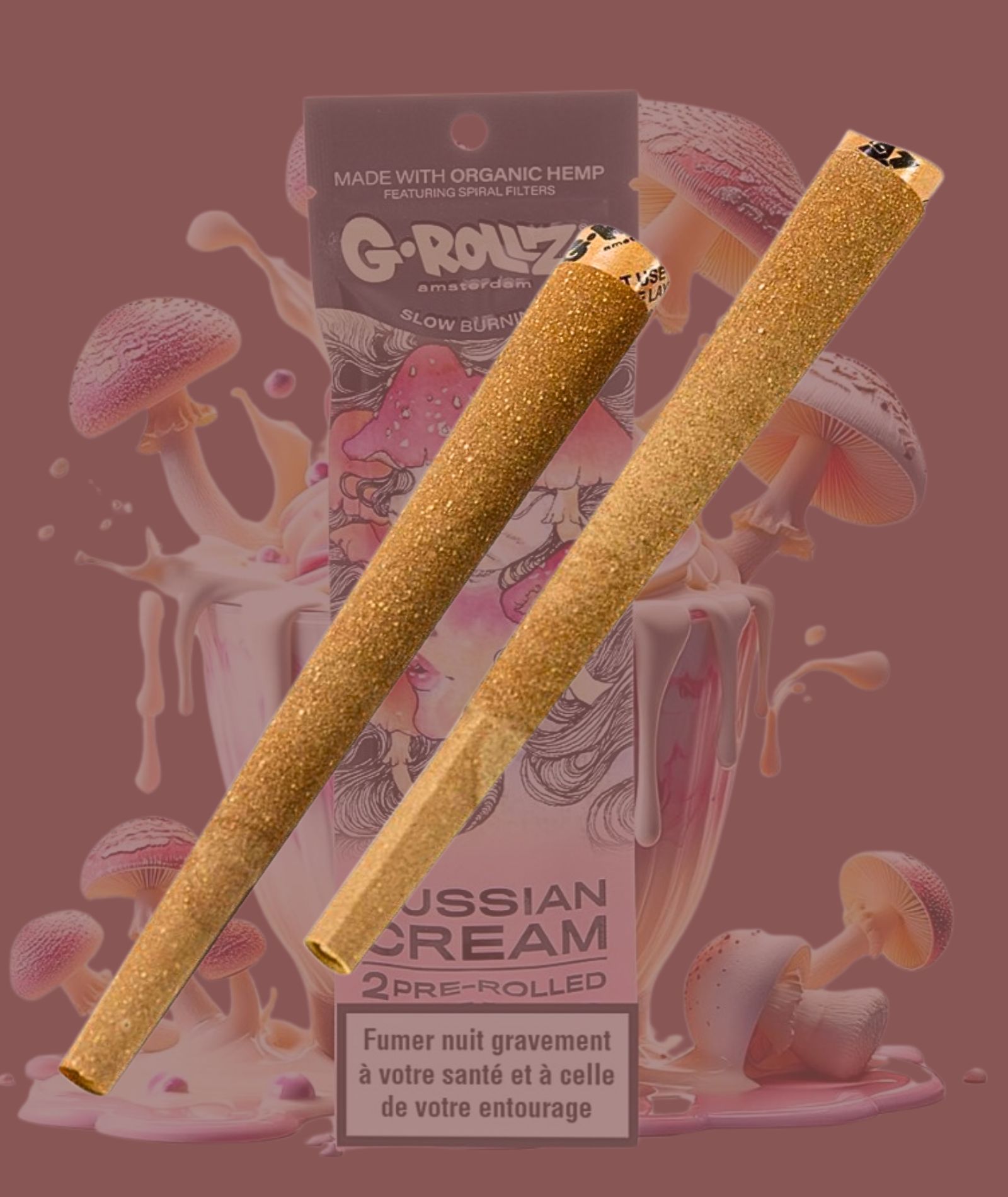 BLUNT G-ROLLZ - RUSSIAN CREAM CONES (C/ 2 UN) - Urban Haze Tatuapé