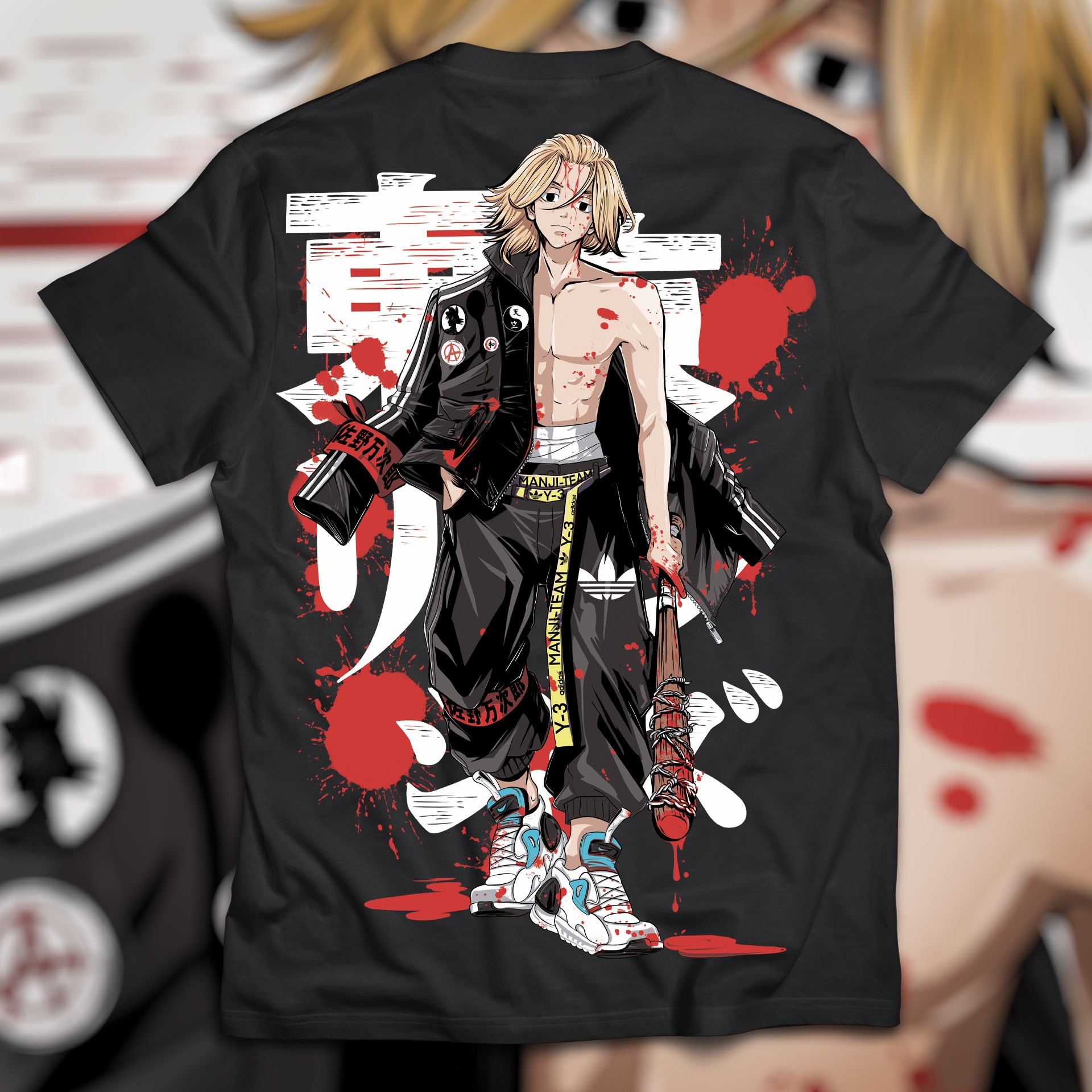 Camiseta 100% algodão com estampa de Mikey de Tokyo Revengers. - Camisetas  anime 30.1 penteada e reforçada, 100% algodão estampa no tamanho Gigante!