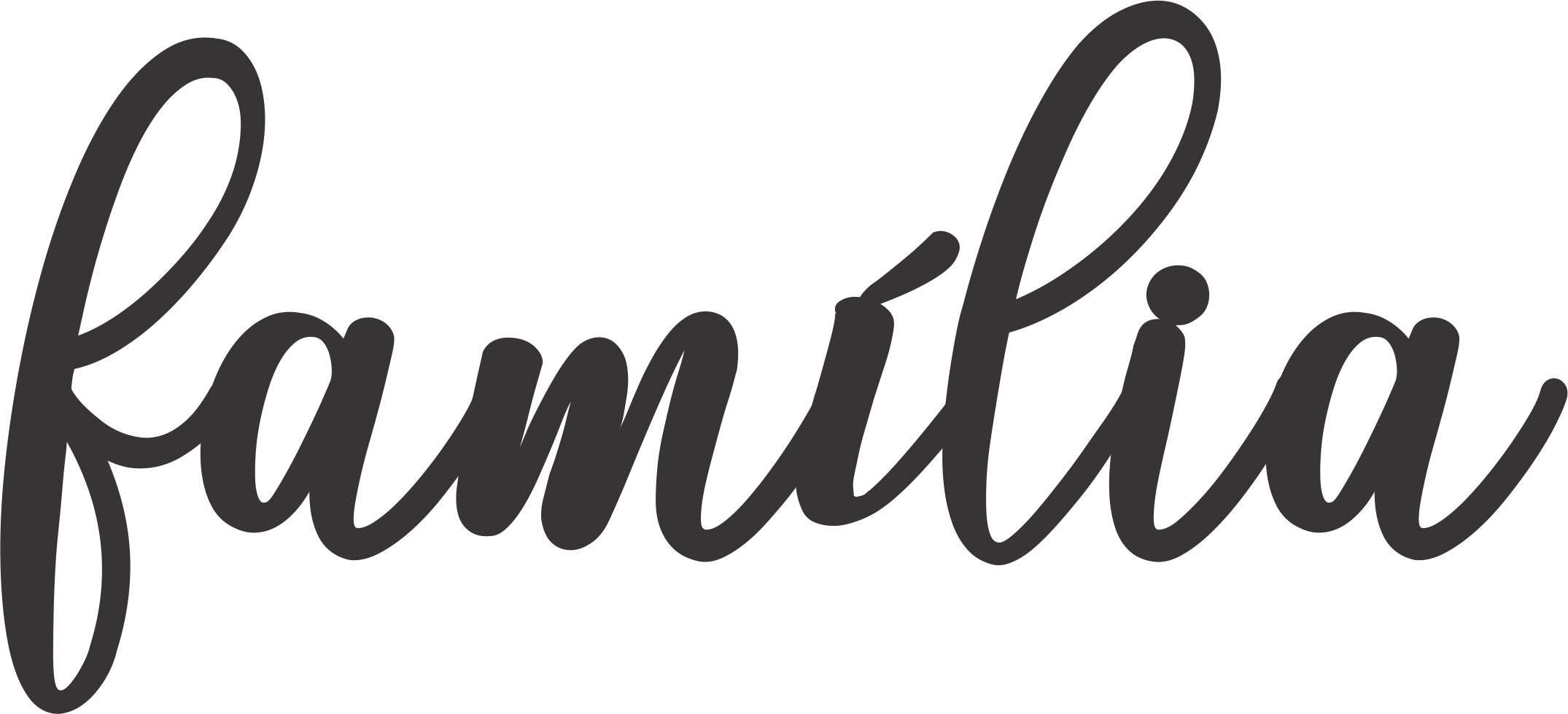 Lettering família - Disartes Decor
