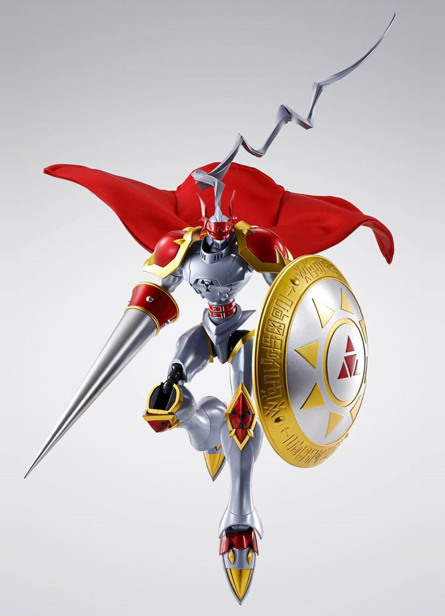 Bandai S.H.Figuarts Digimon – Dukemon/Gallantmon – Action Figure 17 Cm – Mantello In Stoffa Con Scheletro Interno, Accessori Intercambiabili - 5
