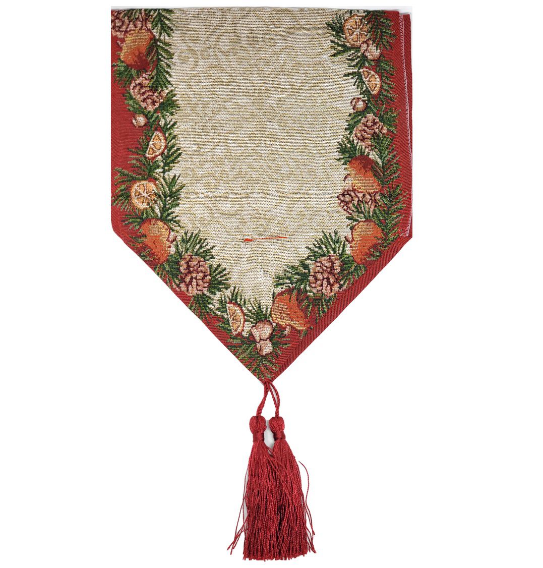 Jogo Americano Gobelin Estampa Floral Natal Bico de Papagaio 33x45cm 4  Peças - Magizi