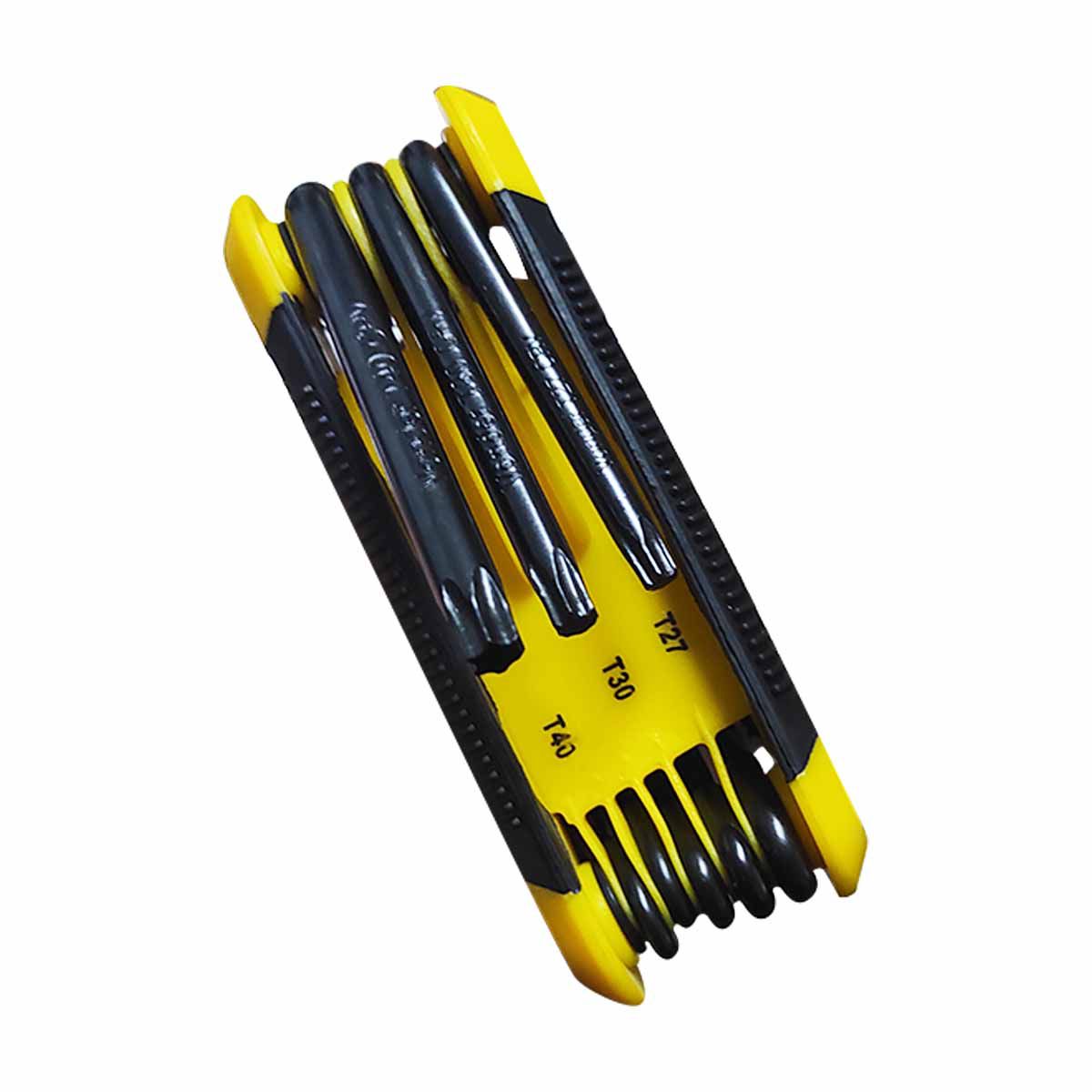 Jogo Chave Torx Canivete T9 a T40 8PÇ VTX3 VONDER - Parafusos e