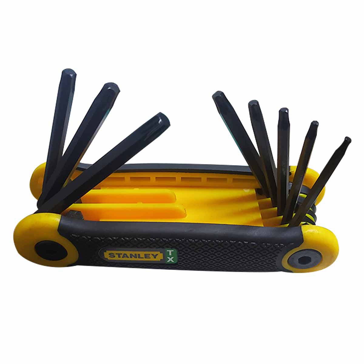 Jogo Chave Torx Canivete 08 Pçs Aço Cr-Vanádio STANLEY 69266