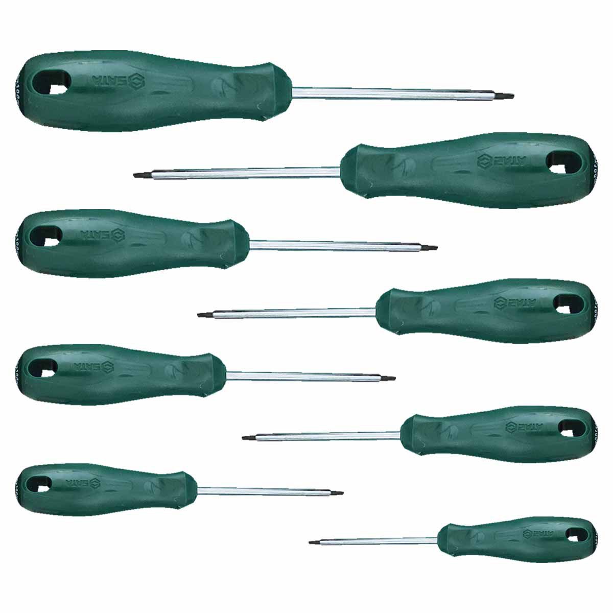 Jogo Chave Torx Reta T8 a T40 8PÇ Maleta SATA ST09307SJ