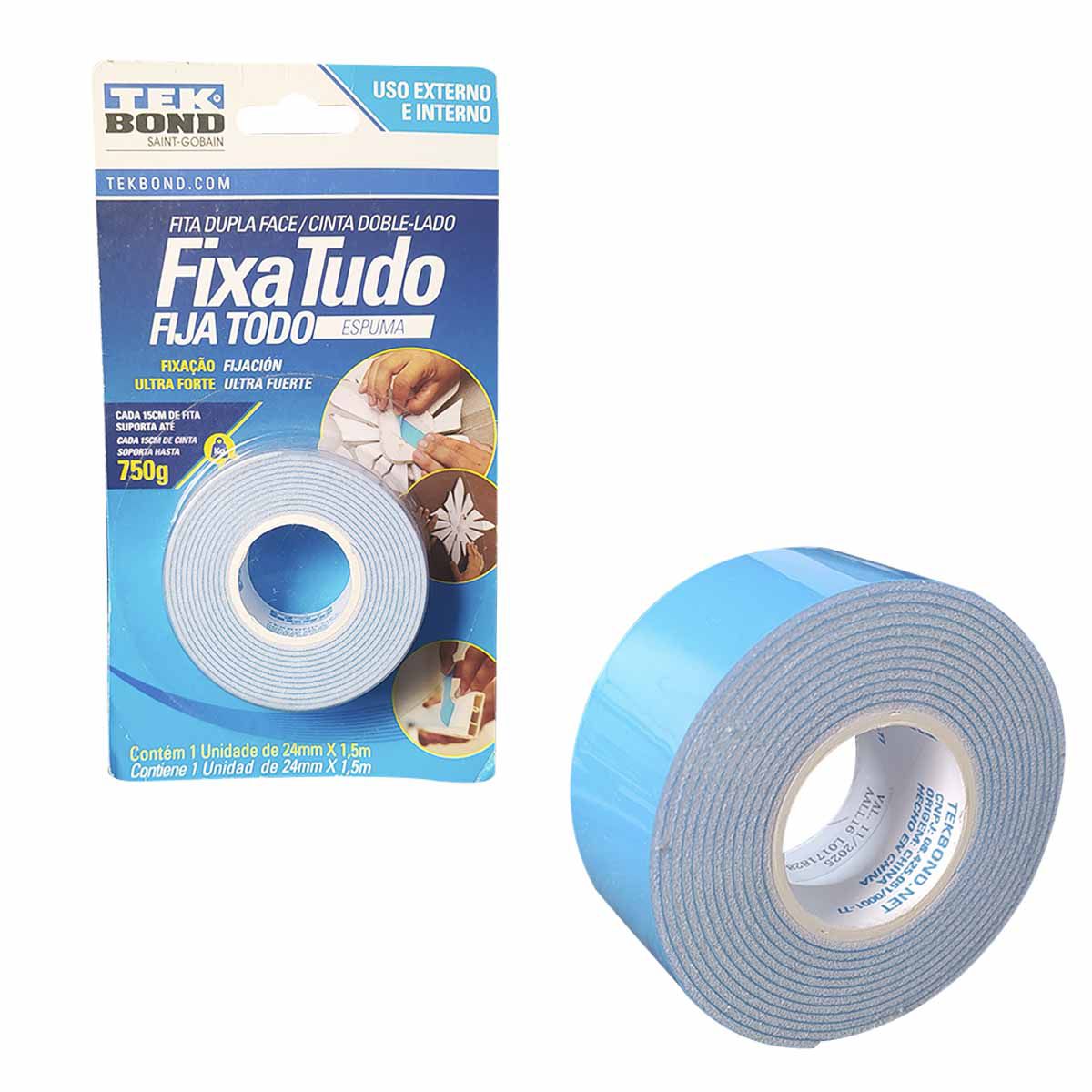 Fita dupla face tek bond 12mm