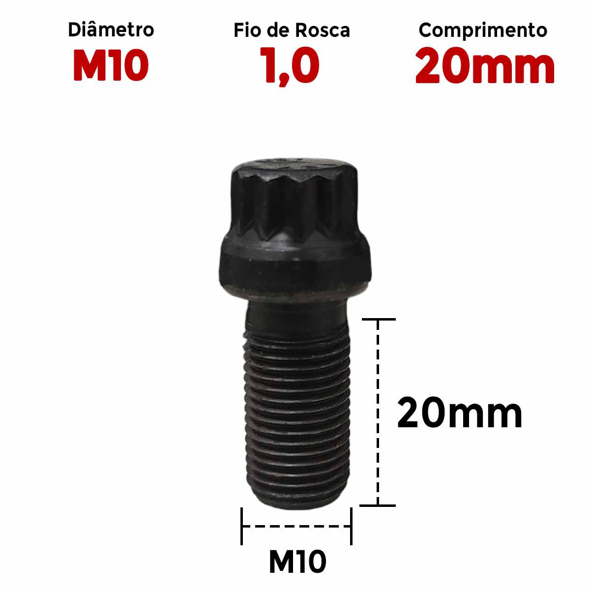 Parafuso Abraçadeira do Cardan Cruzeta 10x20mm Mercedes Benz - Parafusos e  Ferramentas Especiais