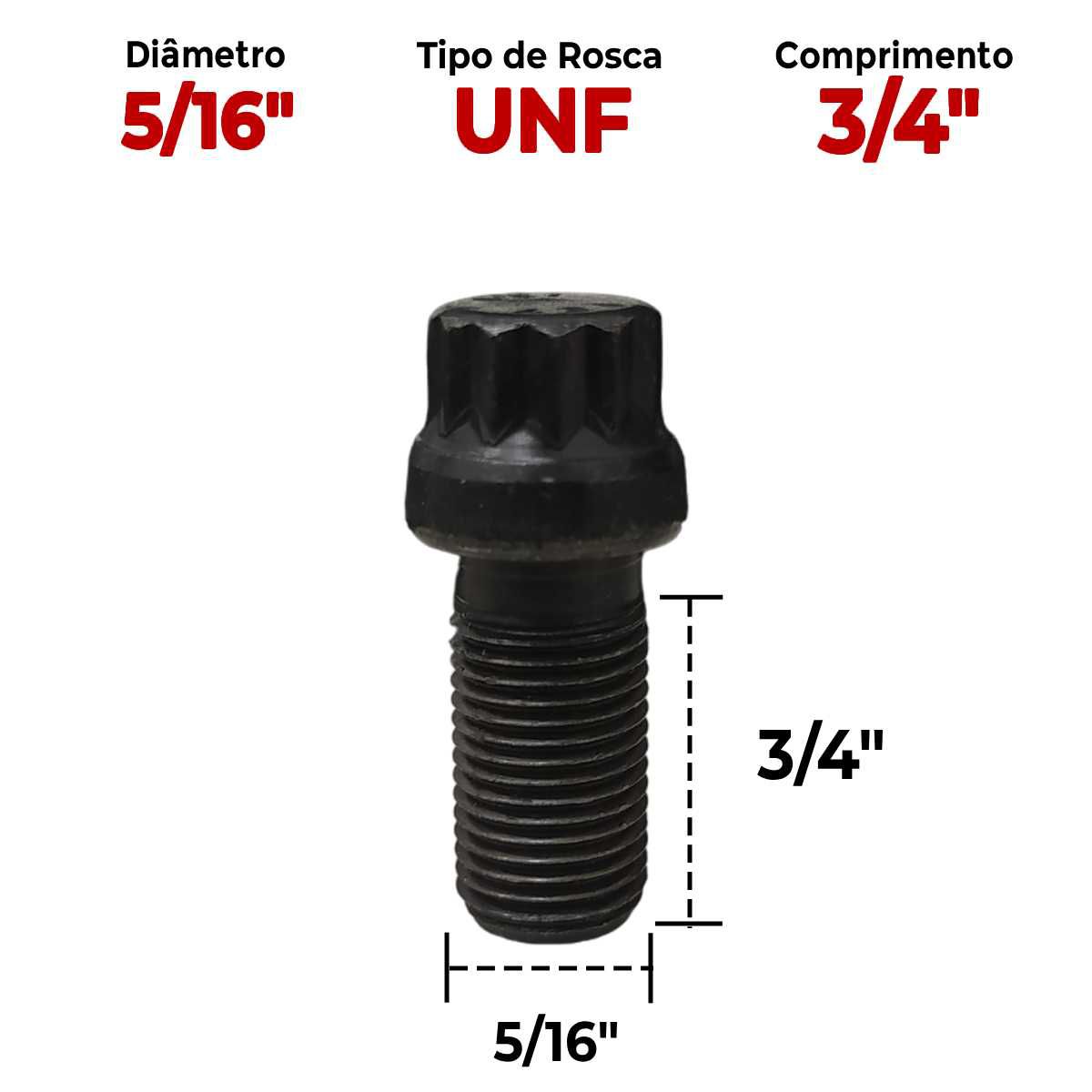 Parafuso Abraçadeira do Cardan Cruzeta 5/16 x 3/4 Sext VW - Parafusos e  Ferramentas Especiais