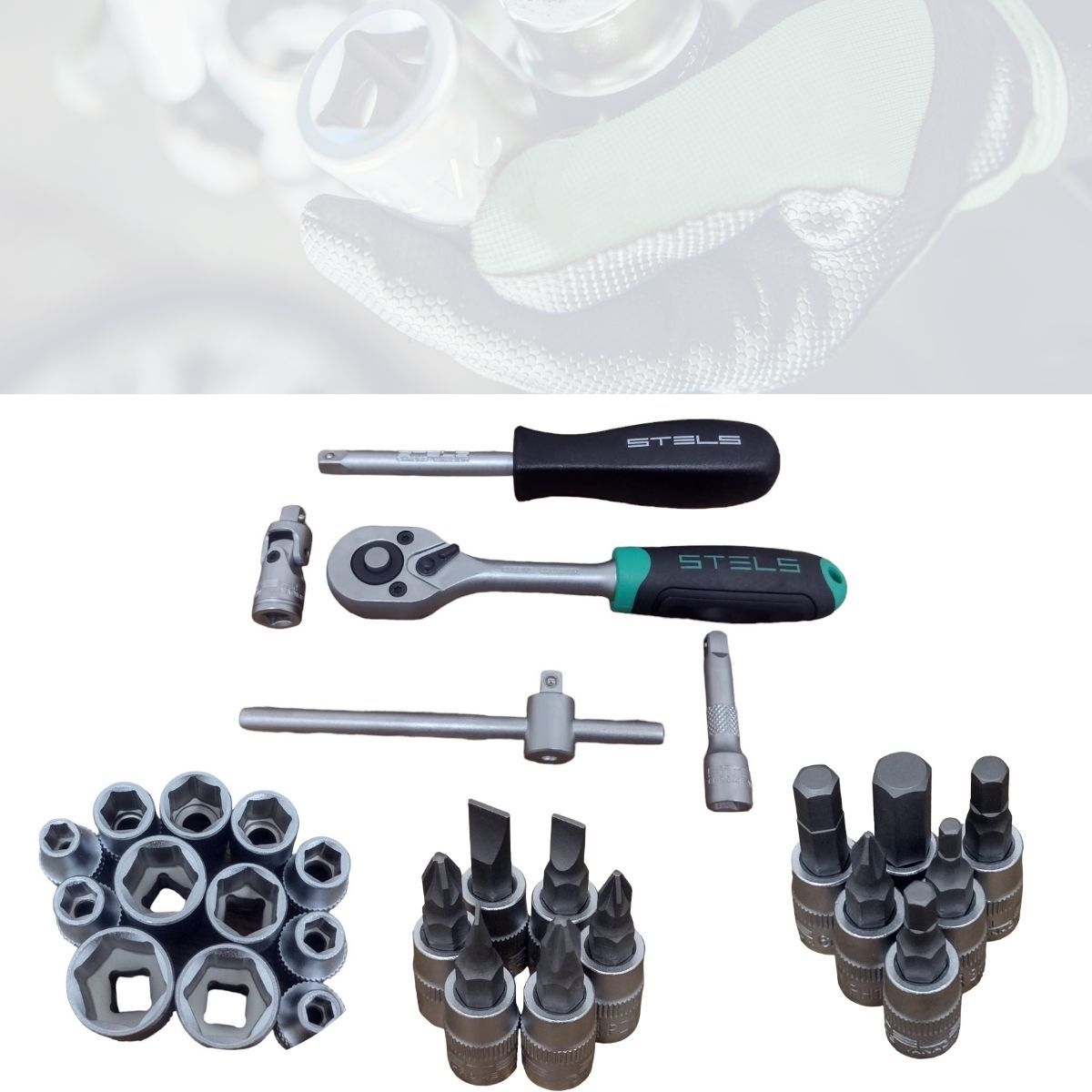 Jogo de Soquetes e Acessorios 1/4