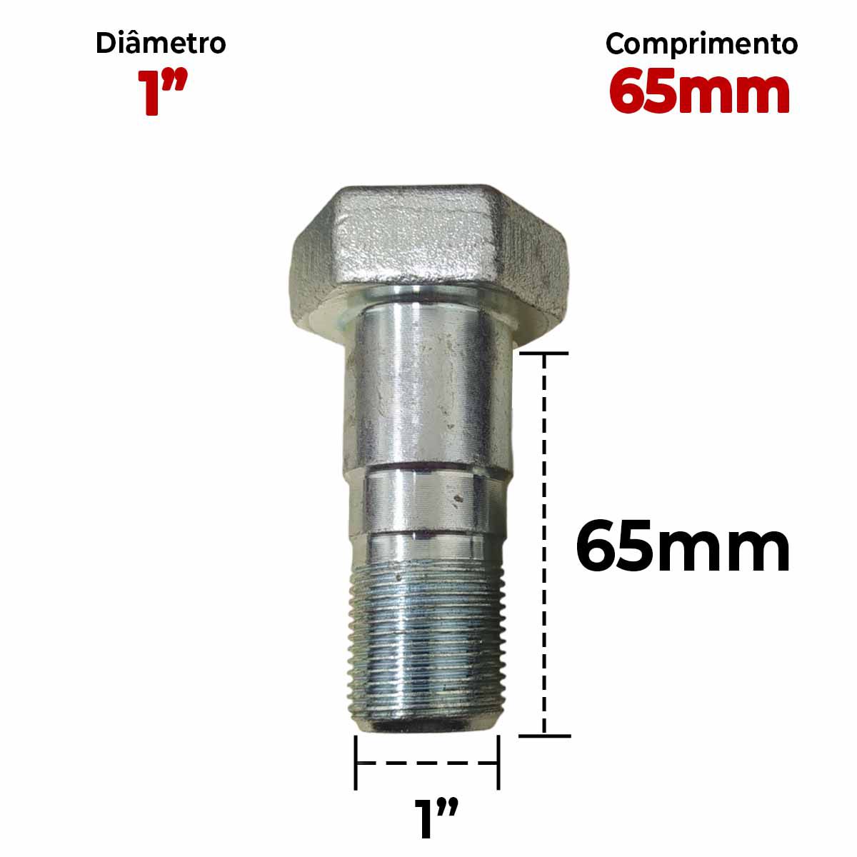 Parafuso Faca Roçadeira com Porca Travante LAVRALE - Parafusos e  Ferramentas Especiais
