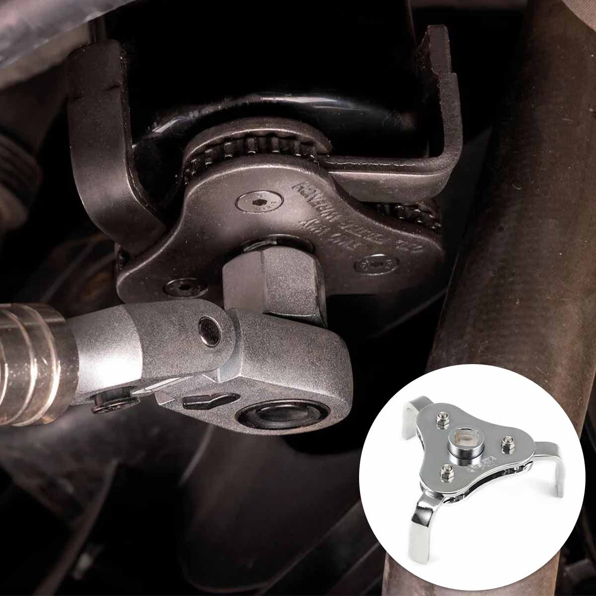 Chave Saca Filtro de Oleo 3 Garras 63 a 102mm SATA ST97422ST - Parafusos e  Ferramentas Especiais