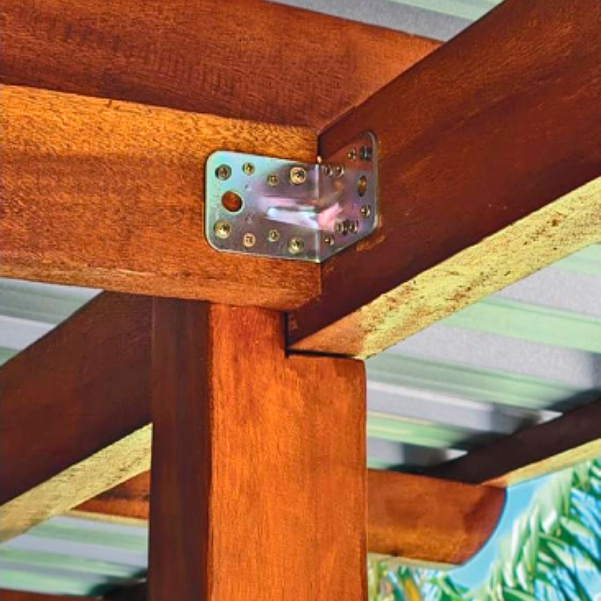 Placa Cantoneira de Junção 55 x 65 x 2,5mm Chapa Reforçada