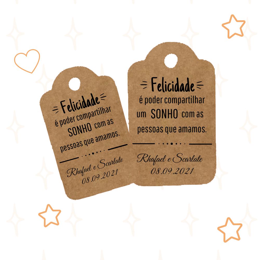 Tag Kraft Personalizada - Oikos Print - Gráfica e Presentes Personalizados
