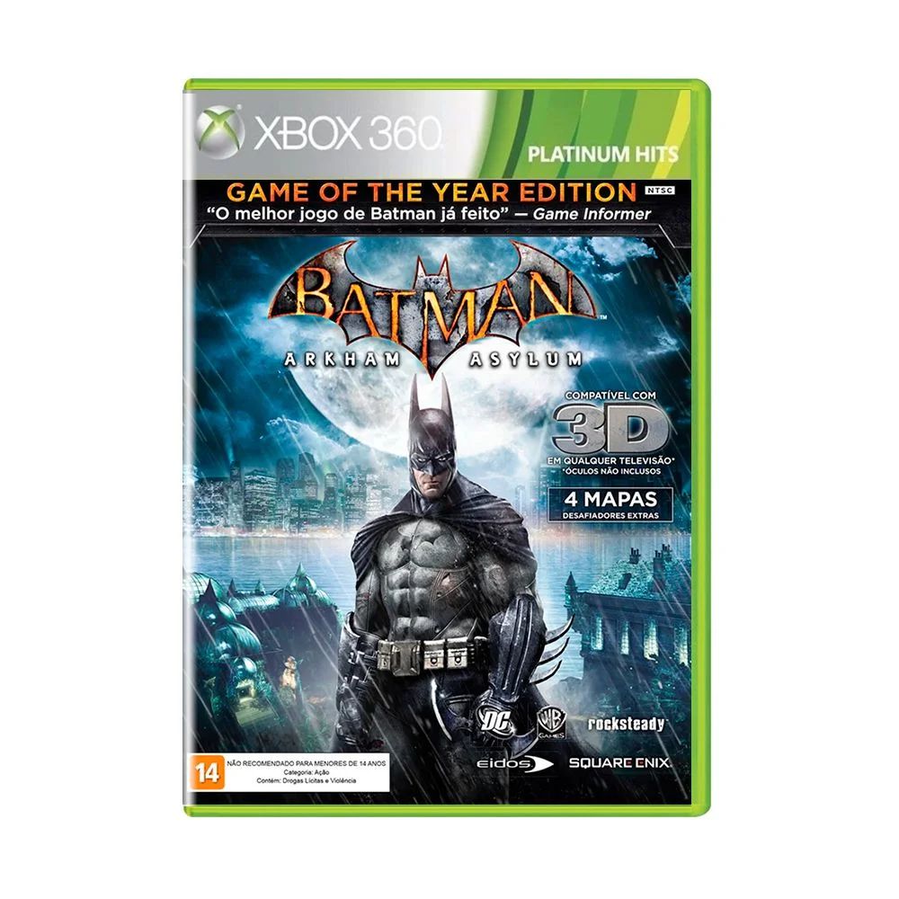 Batman Arkham Asylum Game of the Year Edition Ps3 (USADO