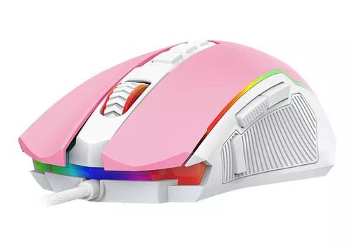 Tmouse Rosa MOUSE RANGER ROSA COM BRANCO NOVO - TLGAMES