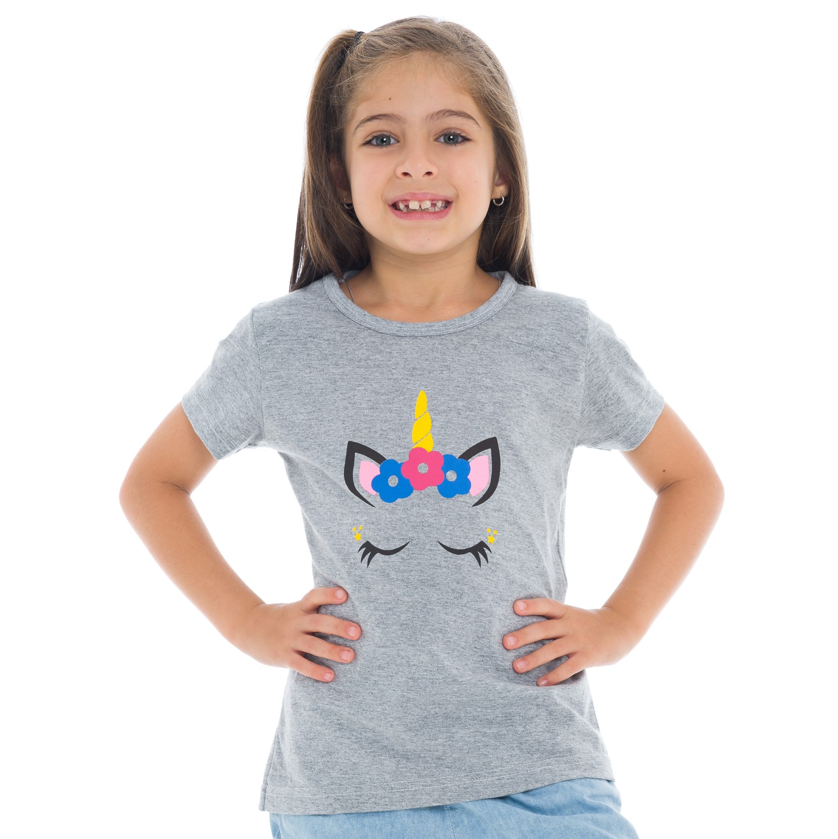 T-shirt blue💙  Roupas de unicórnio, Foto de roupas, Roupas