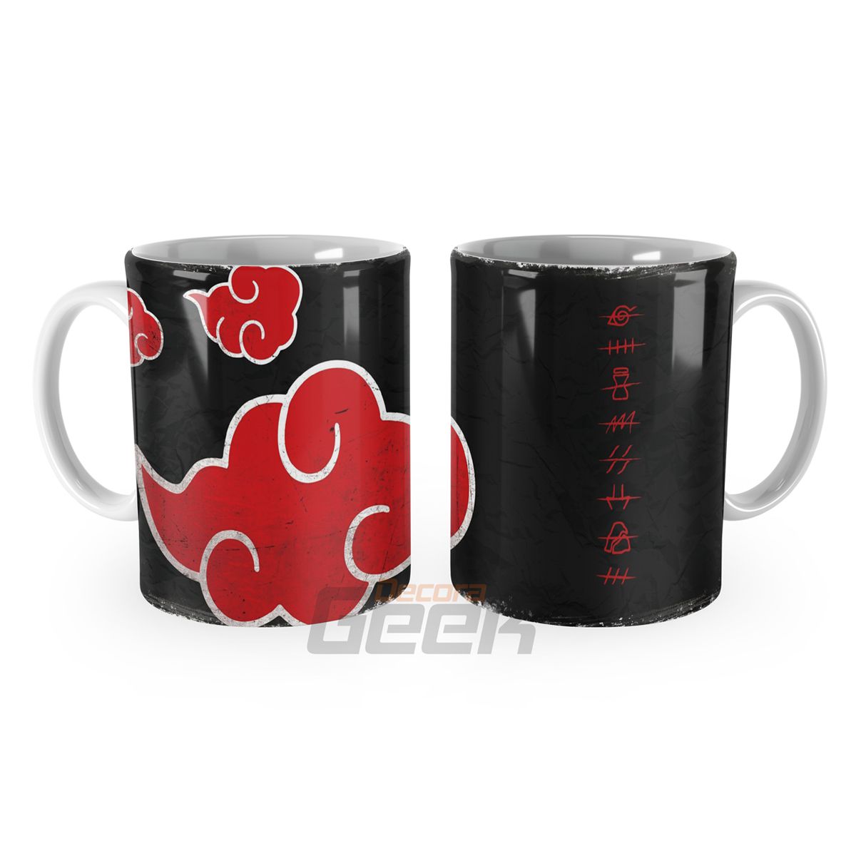 Nuvens - Caneca Naruto Akatsuki - Azzurium Decorações e Presentes