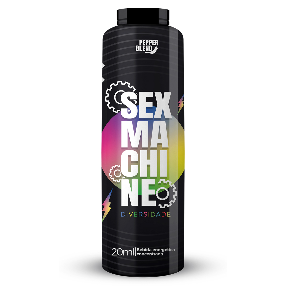 Sex Machine Diversidade Bebida Energética Concentrada 20ml Pepper Blen Pedido Secreto 7463