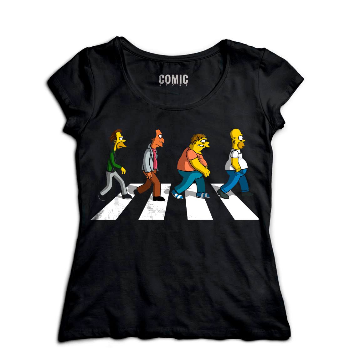 Camiseta Feminina Simpsons Beatles - Nerd e Geek - Presentes Criativos -  Roupas Femininas - Camisetas Nerd e Geek | Presentes Criativos | Loja Geek
