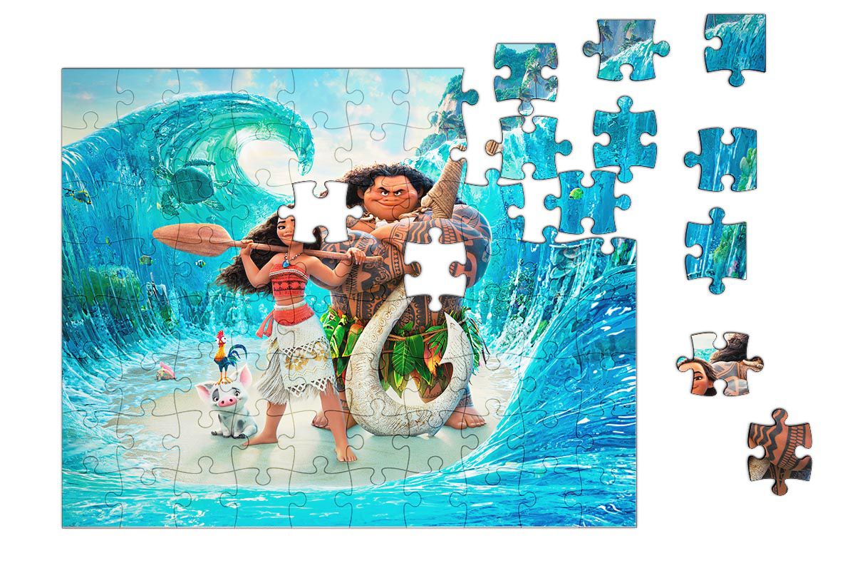 Jogo Moana Jigsaw no Jogos 360