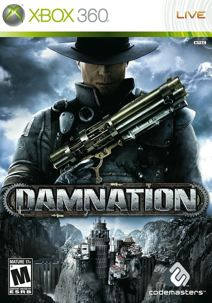 Damnation - Xbox 360 - Produtos Nerd e Geek - Camisetas Nerd e Geek, Presentes Criativos
