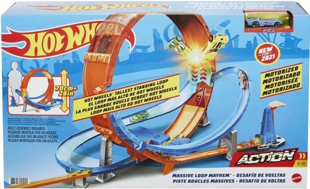 PISTA HOT WHEELS CAMPEONATO DE LOOPING - MATTEL ORIGINAL - PopCasa