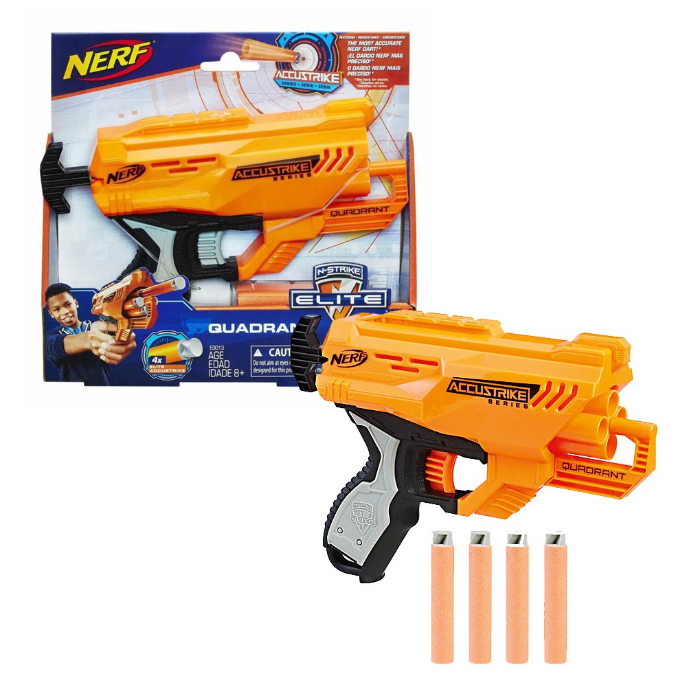 Pistola Nerf Accustrike Quadrant