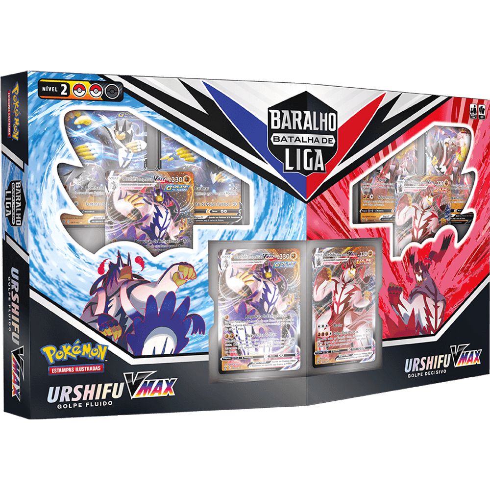 Box Batalha de Liga - Urshifu Golpe Decisivo-VMAX vs Urshifu Golpe  Fluido-VMAX - Epic Game - A loja de card game mais ÉPICA do Brasil!