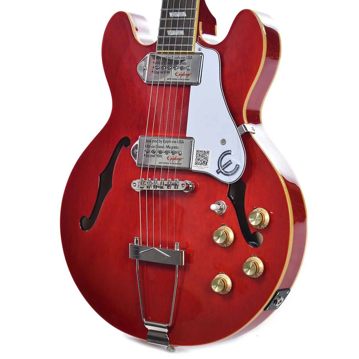 Guitarra Semi-Acústica Epiphone Casino Coupe Cherry | Bersoti