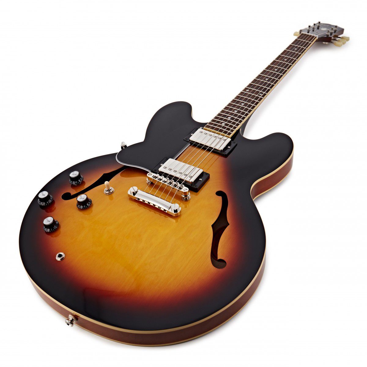 Guitarra Semi-Acústica Epiphone ES 335 Canhoto Sunburst - Bersoti
