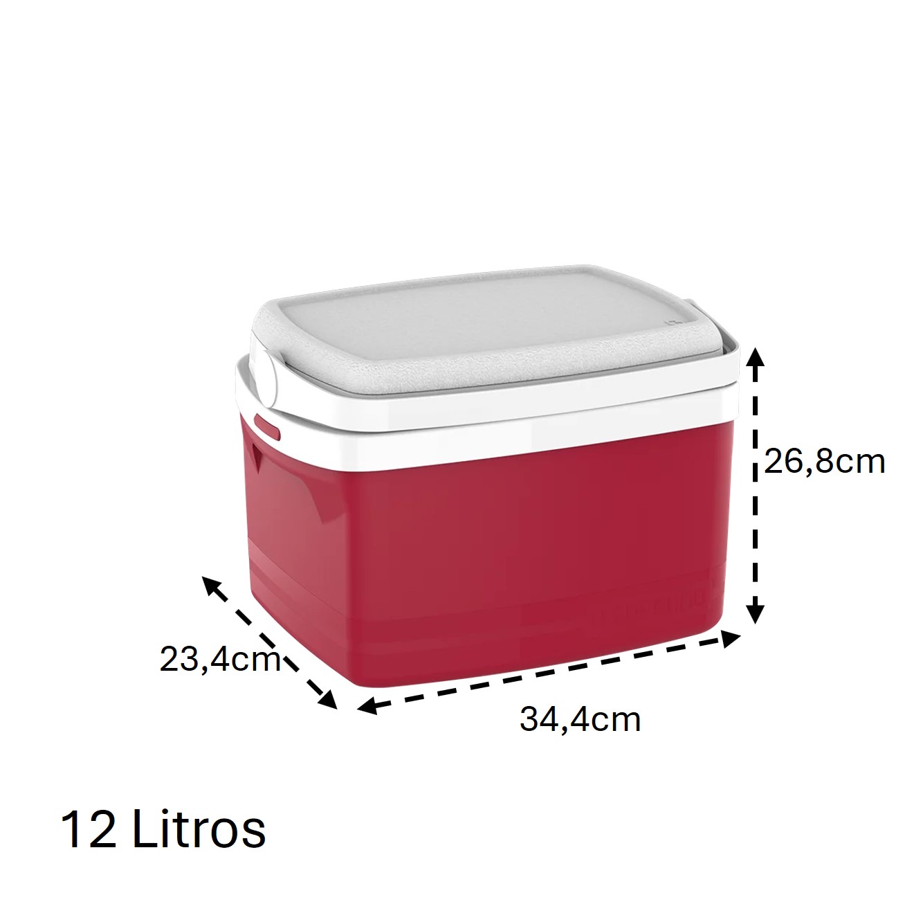 Combo Caixa Térmica 32 12 5 Litros Cooler Soprano | Loja Armazém