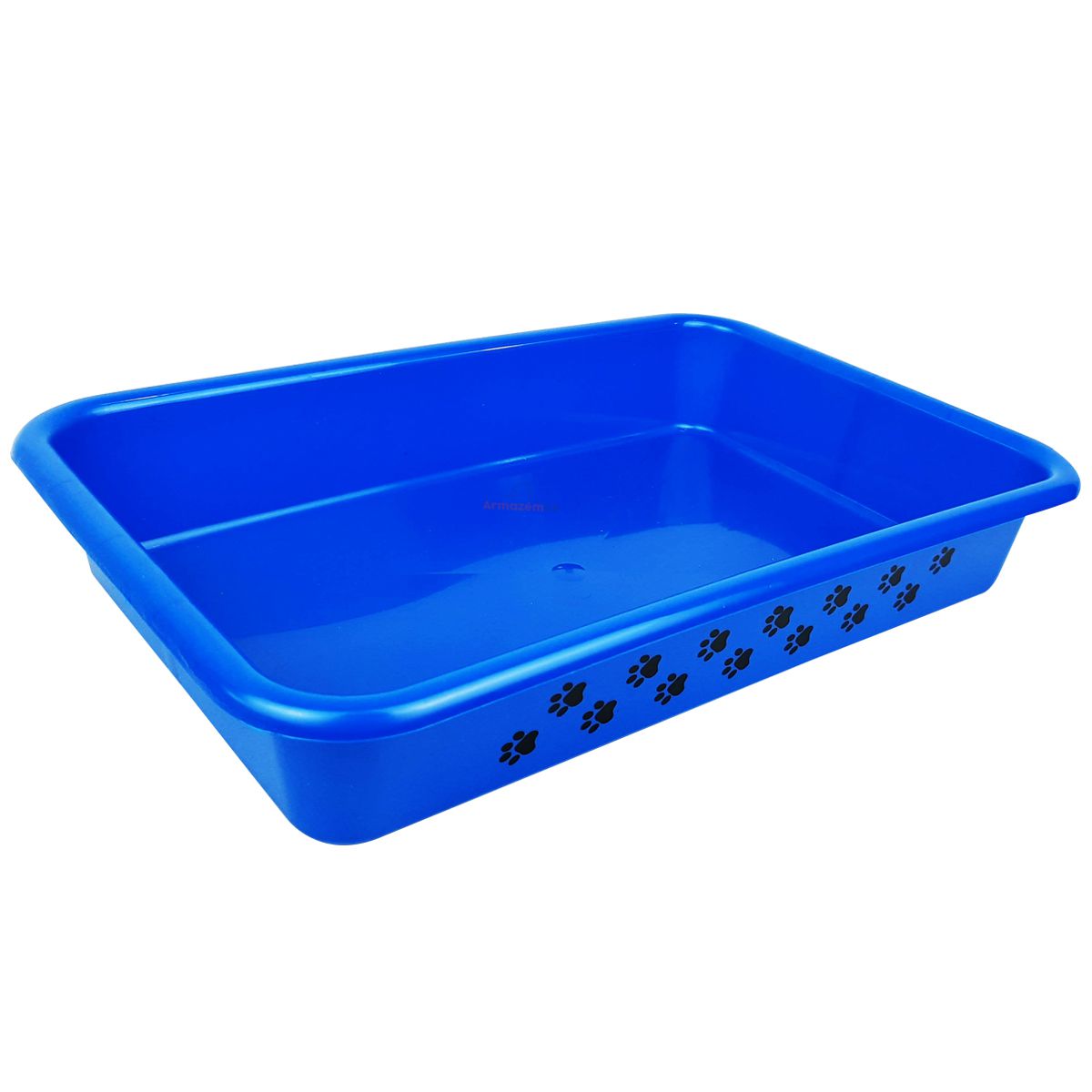 Caixa De Areia Para Gatos Aço Inoxidável 40x30cm - Antiaderente Com Pá E Antiderrapante