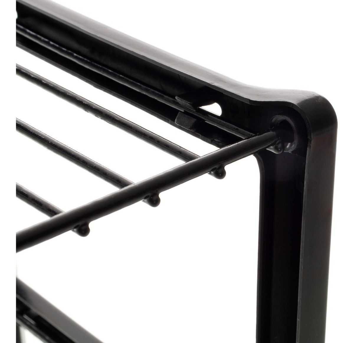 Chegar Racks Rack Multiuso Organizador De Objetos Para Armário Prateleira Preto ...