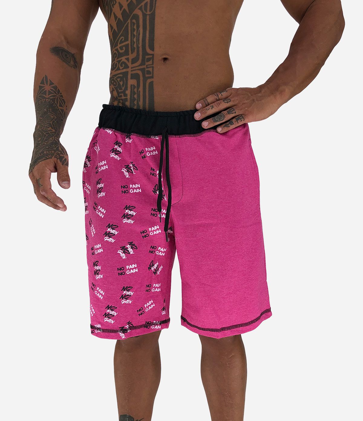 Bermuda moletom rosa 2025
