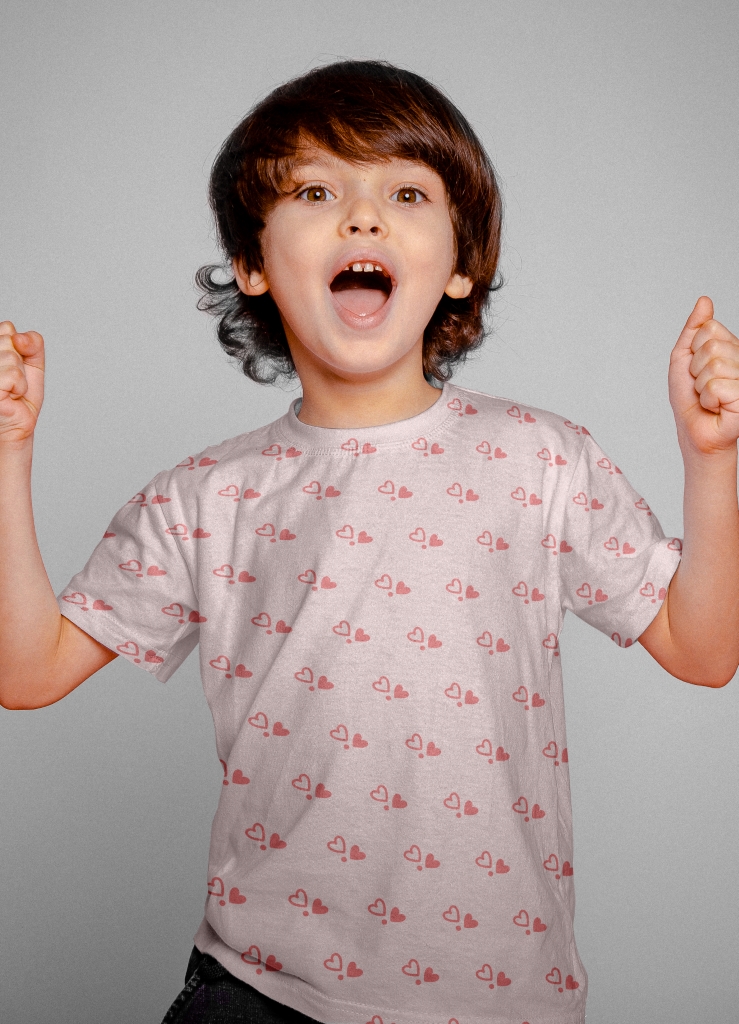 Tecido Malha 100% Algodão Fio 30 Estampa Digital Dias dos Namorados ...