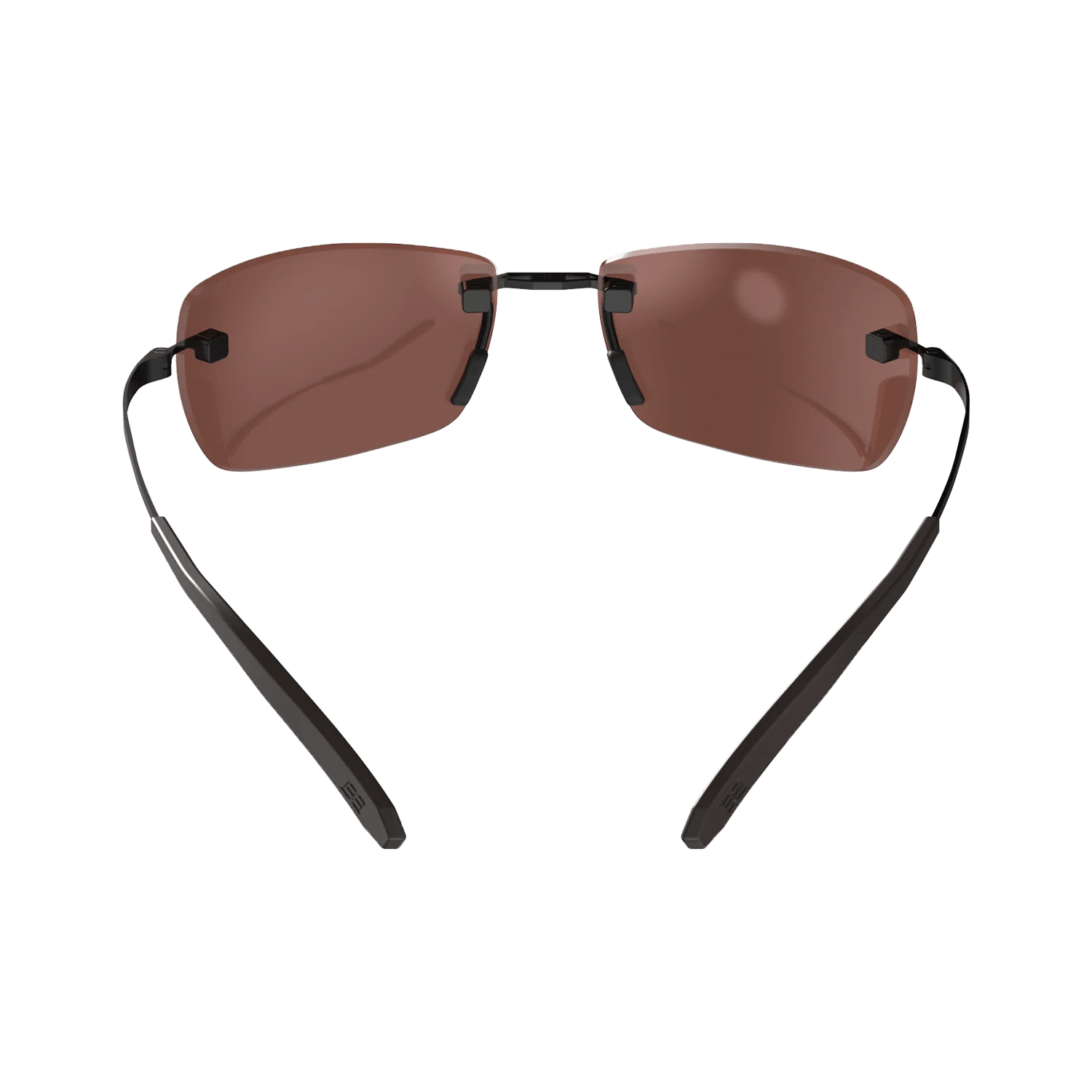 Óculos Bex Sunglasses FYNNLAND X Black / Brown / Silver - Texas Indian