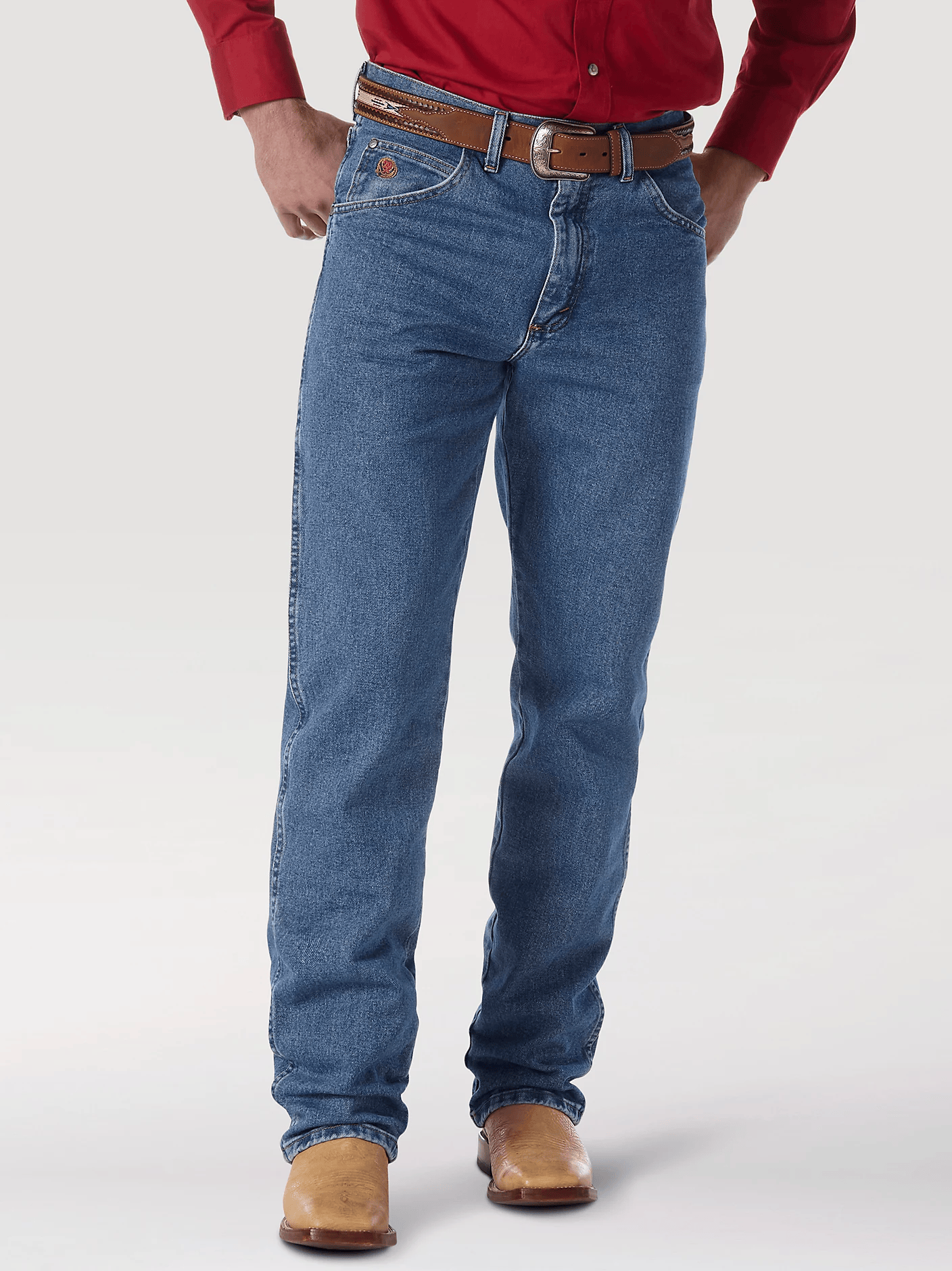 Calça jeans Wrangler 20x Original Fit - Vintage - Texas Indian