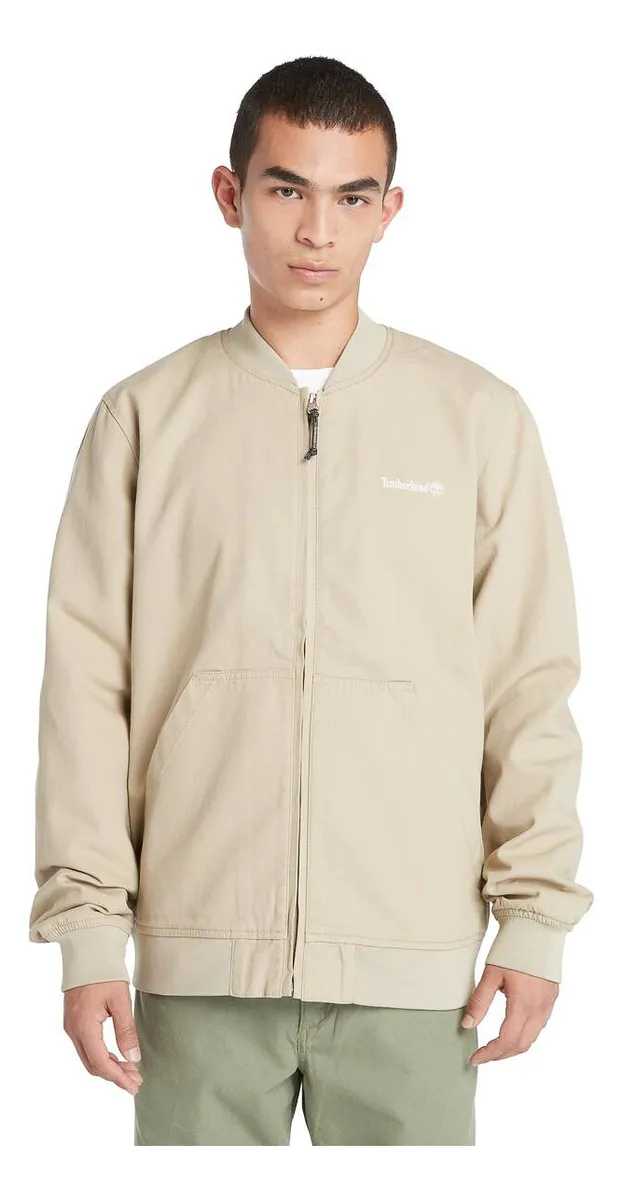 Jaqueta Timberland Bege Com Zíper TB0A65D9 DH4 - Texas Indian